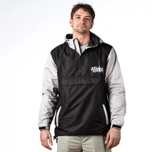 bunda Pitcha Niceday windbraker black/grey