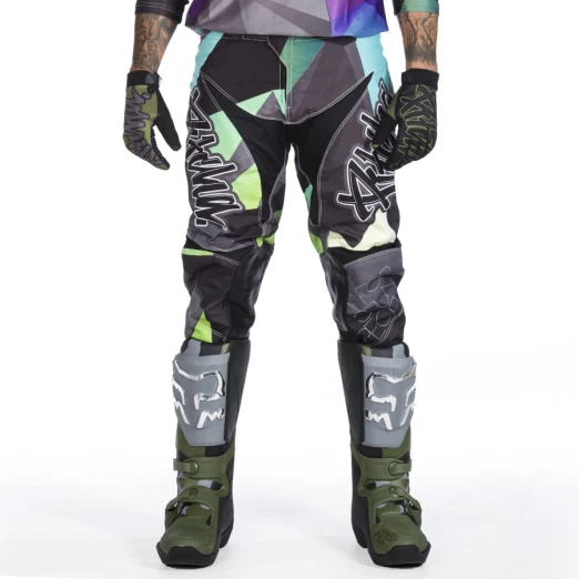 kalhoty Pitcha FASTER 2024 black/rainbow