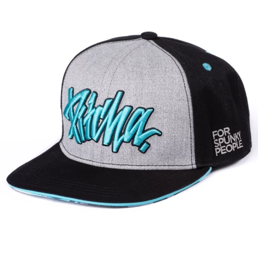 kšiltovka Pitcha FSP snapback hat black/turquoise