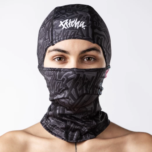 kukla Pitcha NINJA balaclava black/logo