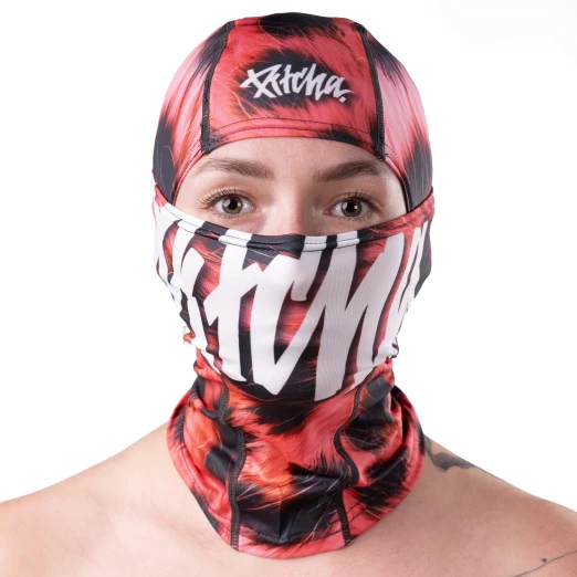kukla Pitcha NINJA balaclava cheetah pink