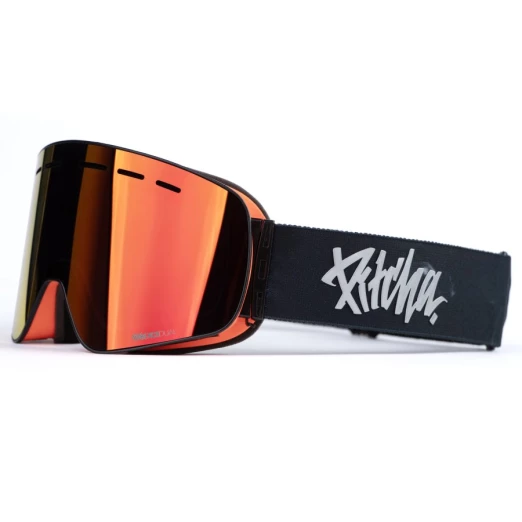 lyžařské brýle Pitcha XC3 smoke black / full revo red