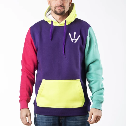 mikina Pitcha NEONITY fluo mix 