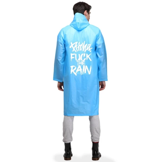 pláštěnka Pitcha FUCK THE RAIN blue