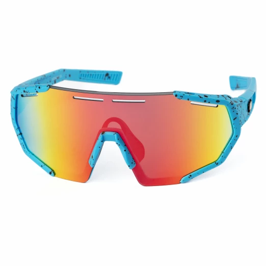 sluneční brýle Pitcha SPACE-XS blue spot/red