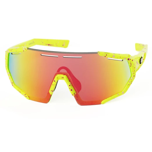 sluneční brýle Pitcha SPACE-XS fluo spot/red