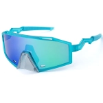 sluneční brýle Pitcha THUNDER turquoise/green mirrored