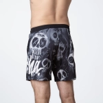koupací šortky Pitcha SKULL boardshort black