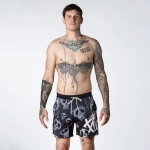 koupací šortky Pitcha SKULL boardshort black