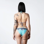 Dámské plavky Pitcha DRIP bikiny turquoise/grey