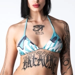 Dámské plavky Pitcha DRIP bikiny turquoise/grey