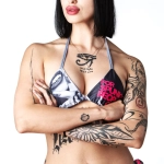 Dámské plavky Pitcha REBEL bikiny black