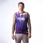 tílko Pitcha NICE DAY tank neon/purple
