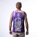 tílko Pitcha NICE DAY tank neon/purple