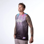 tílko Pitcha NICE DAY tank neon/black