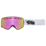 lyžařské brýle Pitcha XC3 smoke white / clear pink mirror