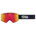 lyžařské brýle Pitcha XC3 smoke black / full revo red