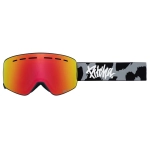 lyžařské brýle Pitcha XC3 cheetah black / full revo red