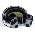 lyžařské brýle Pitcha XC3 cheetah black / full revo blue