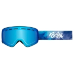 lyžařské brýle Pitcha XC3 aquarel purple / clear blue mirror
