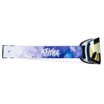 lyžařské brýle Pitcha XC3 aquarel purple / clear blue mirror