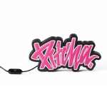 svítící reklama LOGO neon pink