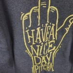 mikina Pitcha NICE DAY - CUSTOM "hand made"
