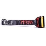 lyžařské brýle Pitcha XC3 satanist / full revo red