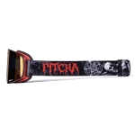 lyžařské brýle Pitcha XC3 satanist / full revo red