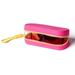 silikonové pouzdro na brýle BAGGY fluo pink