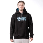 mikina Pitcha GORILLA black/turquiose