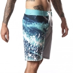 plavky Pitcha SPLITER boardshort blue