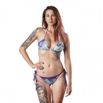 Dámské plavky Pitcha DRIP bikiny turquoise/purple