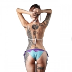 Dámské plavky Pitcha DRIP bikiny turquoise/purple