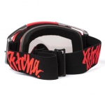 Brýle Pitcha SAVAGE black/red - silver mirrored