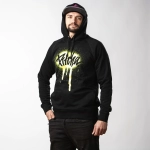 mikina Pitcha SPRAY hoodie black/neon