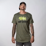 triko Pitcha LICK IT tee army green