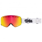 lyžařské brýle Pitcha XC3 white POW / full revo red