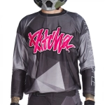 Dres Pitcha FASTER MX black/pink