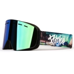 lyžařské brýle Pitcha XC3 aurora2 / full revo green