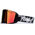 lyžařské brýle Pitcha XC3 cheetah black / full revo red