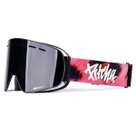 lyžařské brýle Pitcha XC3 leopard pink / black