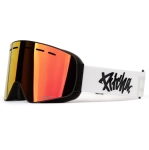 lyžařské brýle Pitcha XC3 white POW / full revo red