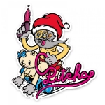 Nálepka Pitcha Santa Sticker 15cm