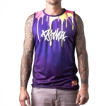 tílko Pitcha NICE DAY tank neon/purple