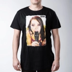 triko Pitcha MICROPHONE limited tee black